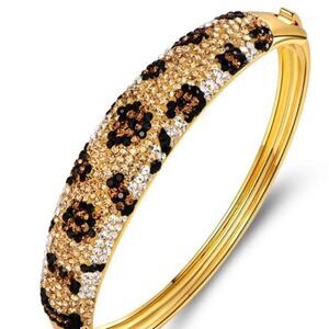 Chita Bangle Bracelet 18K Gold Plated NWOT